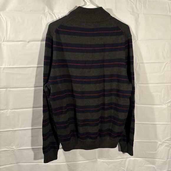 Brooks Brothers 100% Extra Fine Italian Merino Wool Sweater Men’s Medium 1/4 Zip - Picture 6 of 7